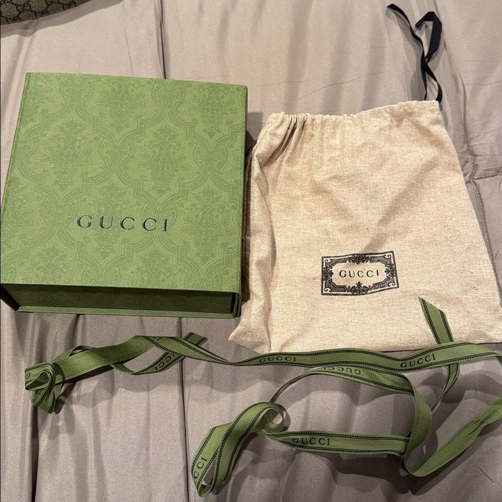 Gucci Beige and Brown GG Monogram Belt - Picture 5 of 5